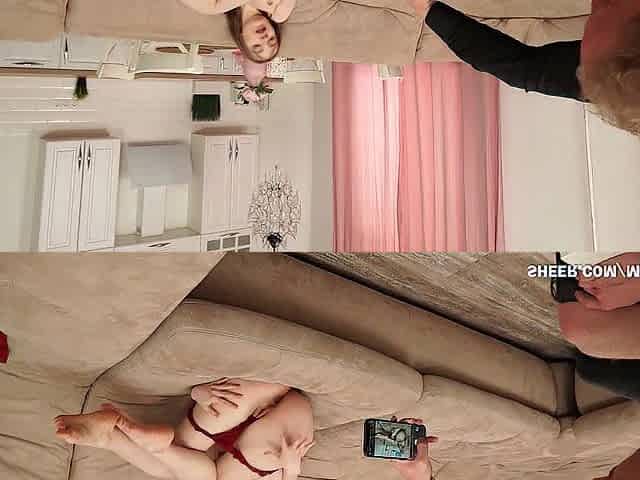 The photo is not a phone. That babe took her raiment off. There was sex.