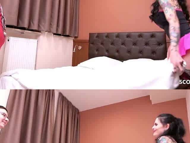 Chunky Unattractive Nerd Stud Screw Sexy German Teen and Cum fast Cock-sock