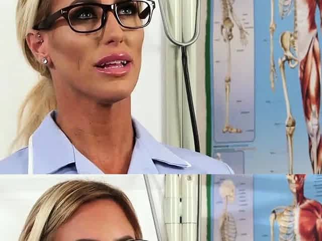 Spex voyeuristic nurse teaing patient
