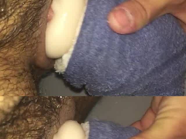 Biggest pumped transman ramrod screwing moist pocket snatch in shower