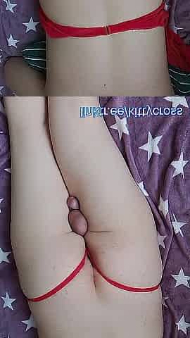 Femboy Marvelous Masturbating with a Cute Little Ramrod Smooth Skin Spicy Body