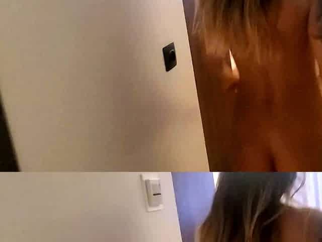 MONICA FOX - NUDE IN THE ELEVATOR, HOMEMADE SEX IN THE