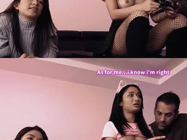Geeks Argument #2 Sissy Caption Story