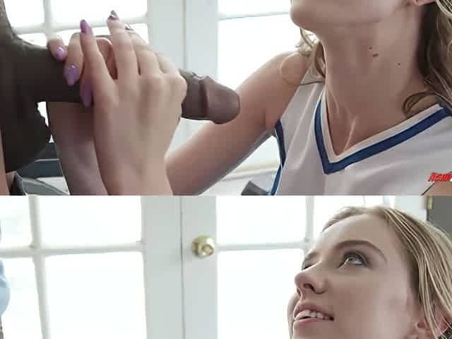 Haley Reed And Isiah Maxwell - Slim Cheerleader Takes Bbc Deep In Her Hairy Pussy