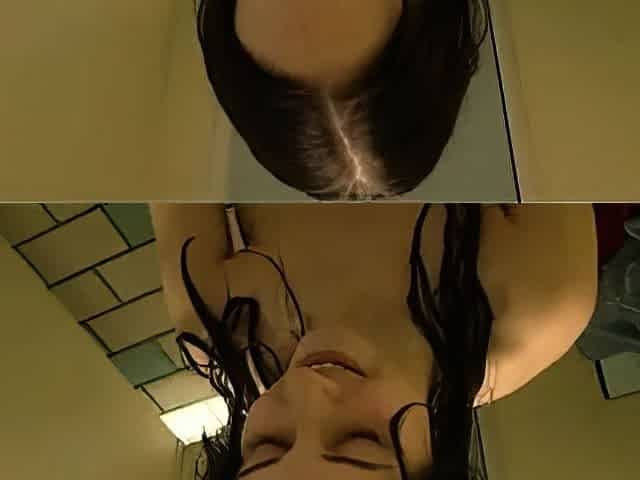 Amateur babe sucks and fucks in pool changing room