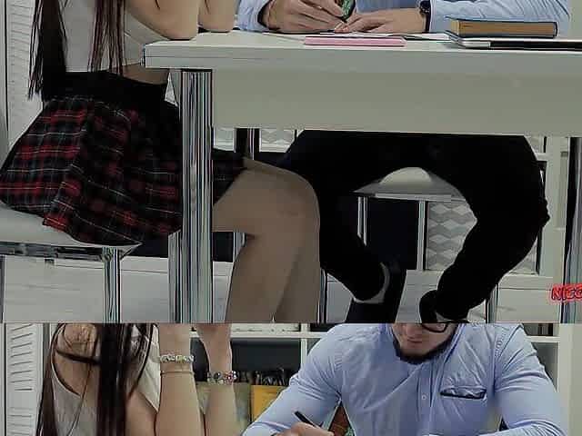 Teacher screws me in my virgin vagina after class