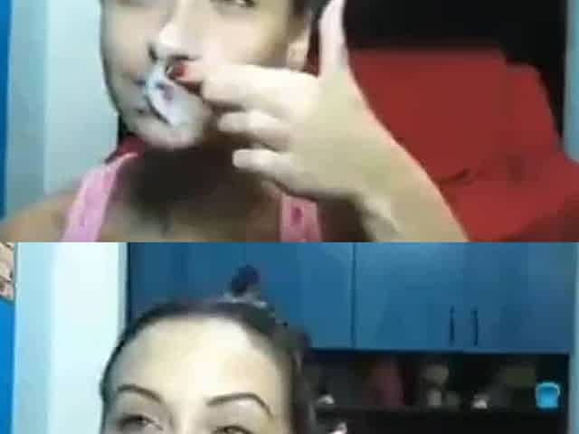 Blowjob facial