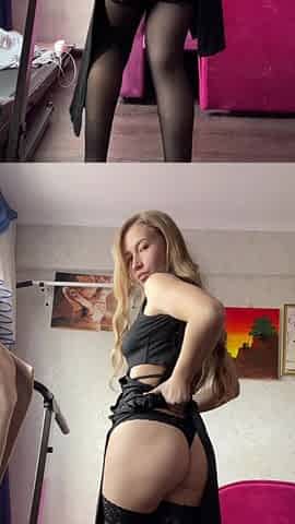 Beautiful Mother in Stockings, Hanging Tits for Subscribers
