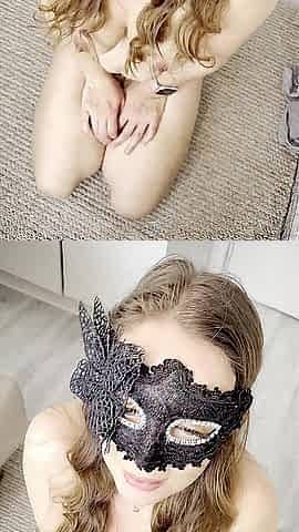 Swedish Hotwife in Mask Gives Juicy BJ