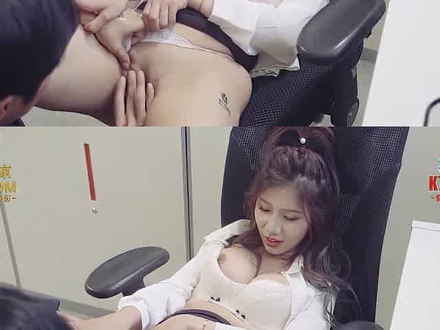 Hot Horny Asian Boss Was Fucked Hard By Her Secretary For A Rise Sexy Slut And Standing Sex