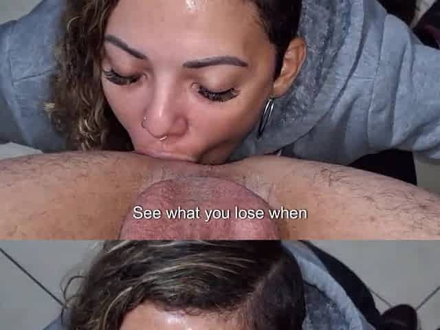 This babe stuck her tongue inside his butt during the anal drilling session.