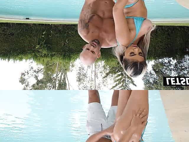 Curvy mother I'd like to fuck Malena Doll Drilled by the Pool by Plump Wang - LATIN BABE mother I'd like to fuck
