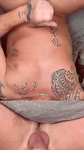 Jerking off for cum