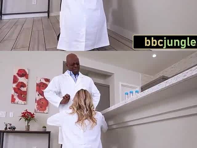 Blond mother I'd like to fuck Scientist Gets Banged by BBC Lab Partner