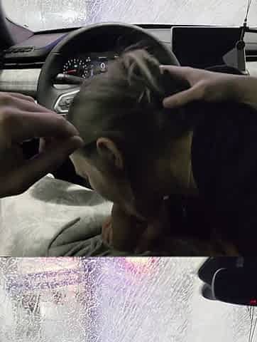 Car Wash Blowjob and Breaking the Condom POV