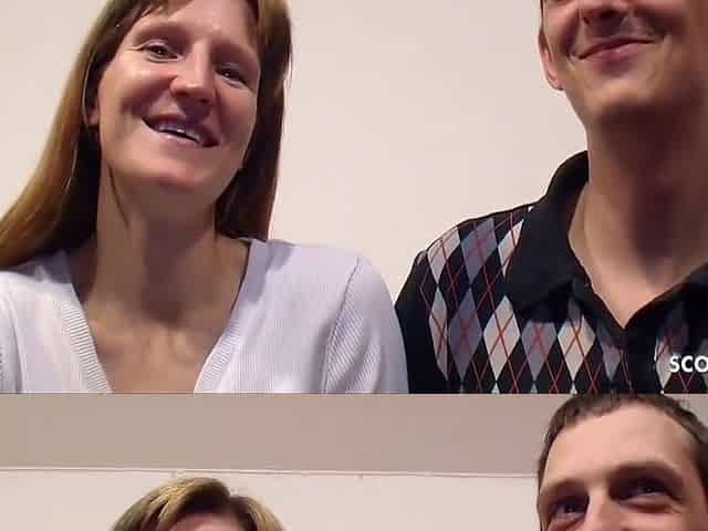 Stupid German Cuckold Let His Anorexic Wife Fuck Stranger