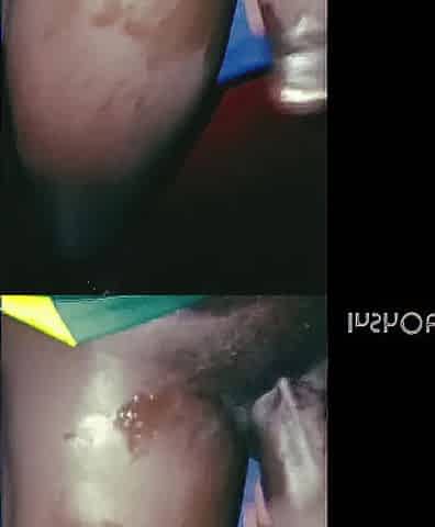 Bawdy teen with the giant ebony jock EVER