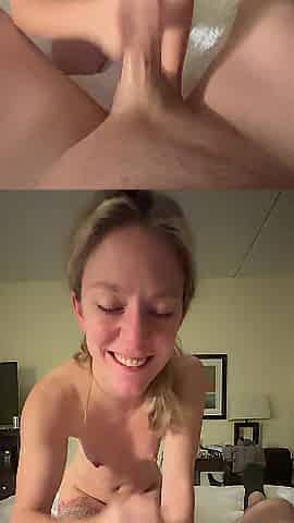 Bridesmaid gave me a tugjob in the hotel til I came