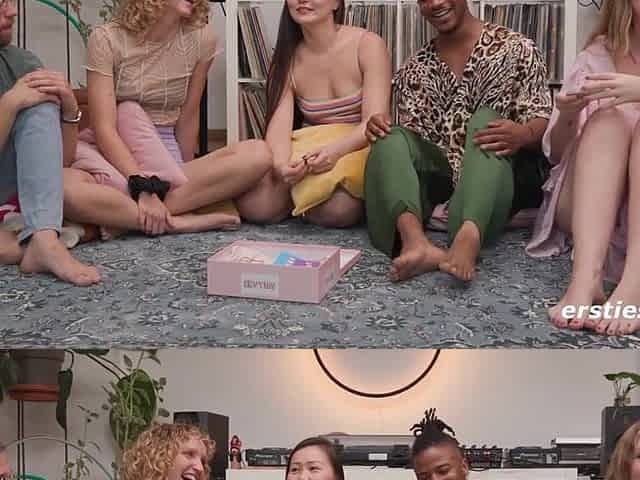 Ersties TV - FULL Truth Or Dare Game - three Hawt Sweethearts Joy Their Chap Allies Previous to Climactic Fuckfest