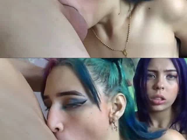 JAZMIN AND SARINA like their stepbrother's penis