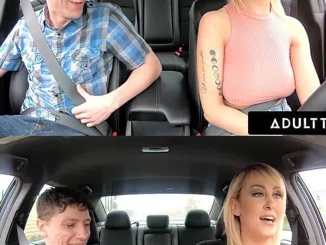 Milf Flashes Her Perfect Tits & Works His Dick Hard For 5 Stars With Maxim Law, Rion King And Taxi Driver