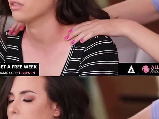 Casey Calvert And Chloe Cherry - Stressed Bride-to-be Gets Steamy Massage To Help Her