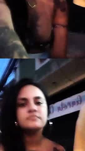 Amateur grabbing big boobs tease