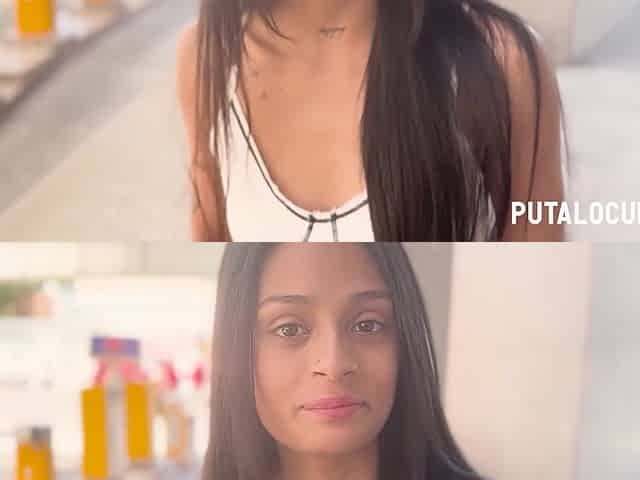 Thin Colombian Breiny Zoe Caught On The Street