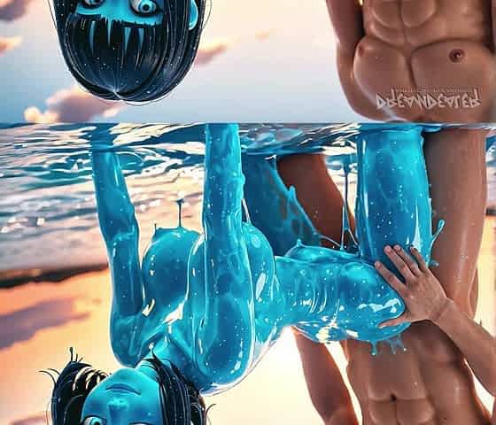 Gelara Blows You Out of the Water - She Becomes Real for Just a Moment, Her Touch as Fluid as Her Body
