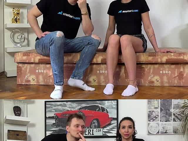 Ukrainian brunette has a wet pussy