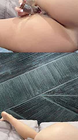 Majority feautered Whore Screws Her Snatch and Throat Hard with Massive Vibrator