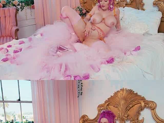 Lily Lou's Sensual Blush: Intimate Desires Ignite Passionate Vibrations Alone
