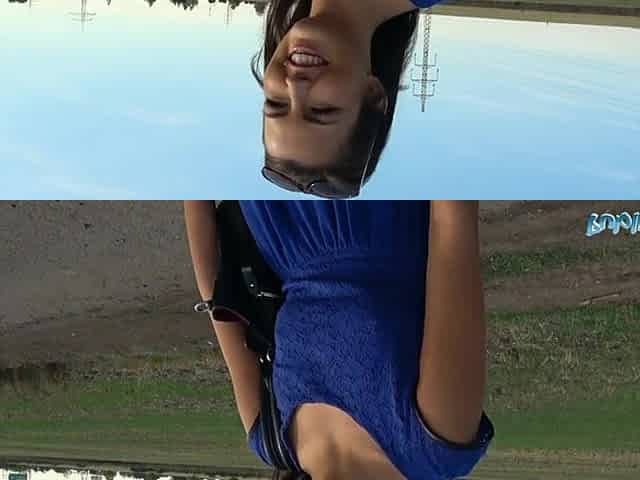 Public Agent Taut hot Czech hairless twat screwed outdoors