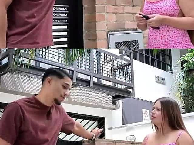 I ran into a angel on the street and offered her green in swap for her showing me her tits.
