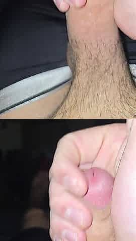Masturbating cuming at the end