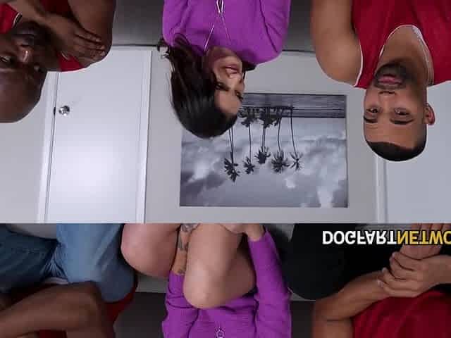 British Sweetheart Adreena Winters Cucks Her Stud With 2 Ebony Males