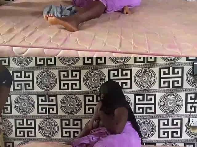 Lewd ebony cutie love missionary screw