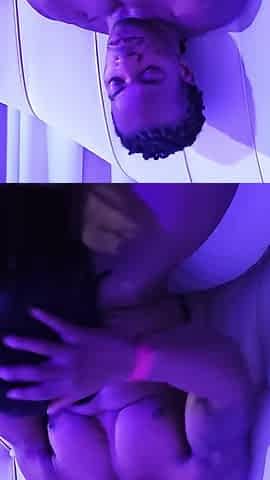 Vegas Night Blue Light Special Hardcore Ebony Couple