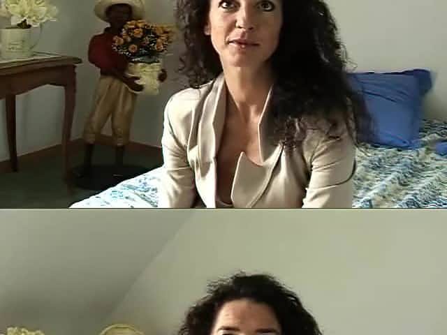 Cougar poilue baise avec un black, un portugais et un vieux