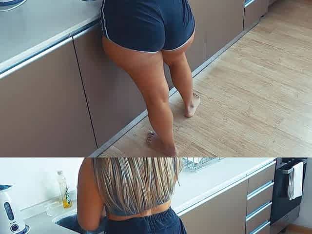 Roommate screws his teen roommate in the kitchen - Sunny Lune Part 1