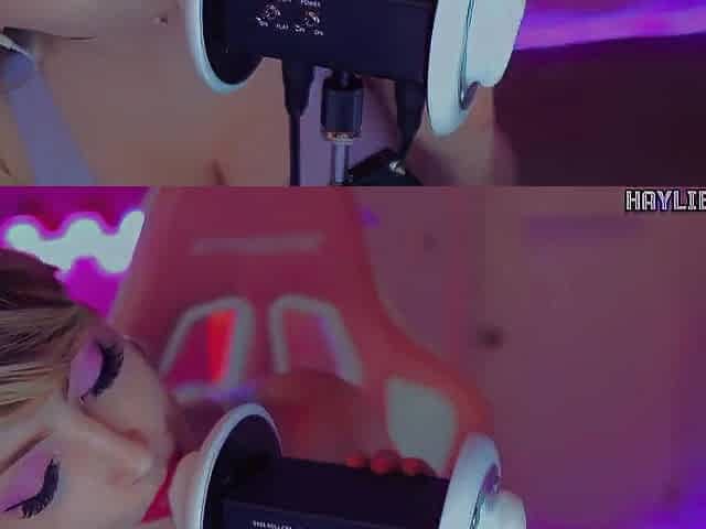 Ear Licking Kisses Tingles + Throat Sounds ASMR SFW