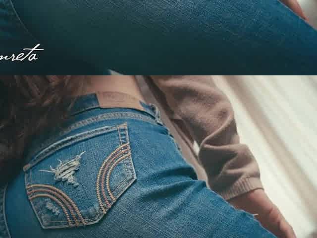 Messy Squirting on Hollister Jeans. Wet Crotch