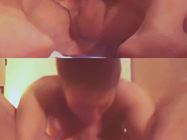 Teen selfsuck cum in mouth hands free