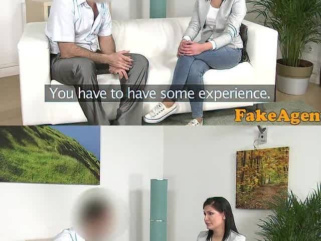 Fake Agent Fresh model has her oral sex and screwing skills tested
