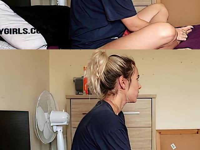 Sister-in-law caught masturbating