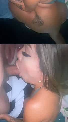Amateur girlfriend blowjob on webcam