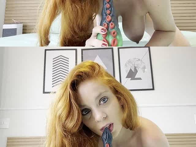 Anal with Giant Toy