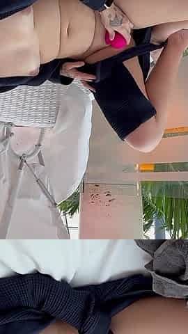 Thermal Spa Masturbating Wet Pussy Worries It