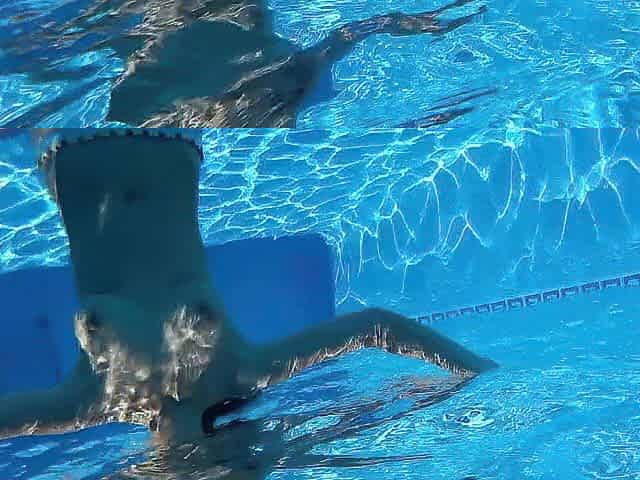 I picked up a angel with hot body in a phat Ibiza pool, relax music