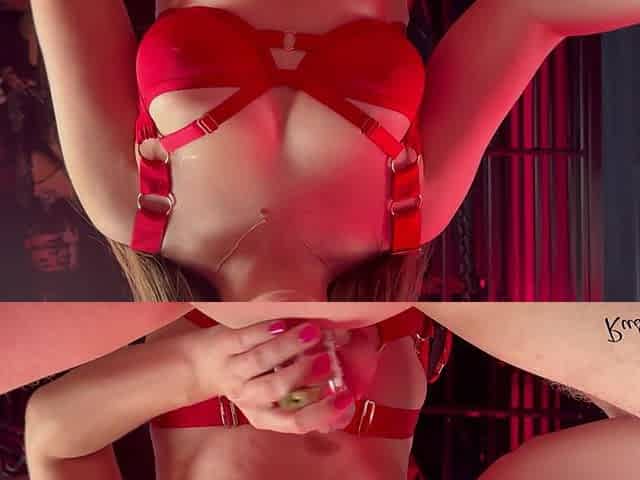 Beta in Chastity Getting Pegged